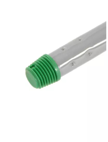 Steel metaal grijs/groen met schroefdraad 150 cm
