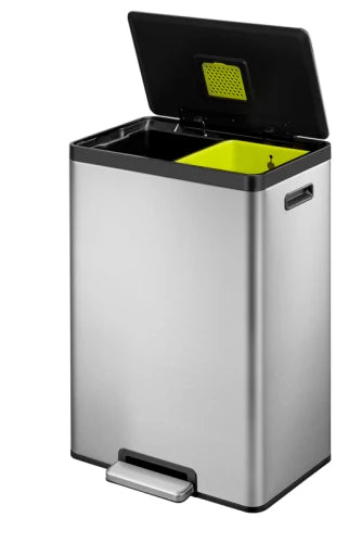 EKO EcoCasa 2 recycling pedal bin 20+20 L