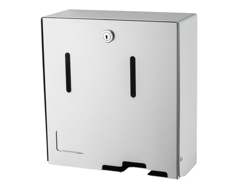 PL-line Stainless steel sanitary napkin & tampon dispenser