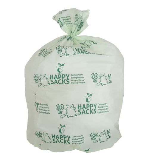 Happy Sacks 60x80 T30 wit 240 stuks