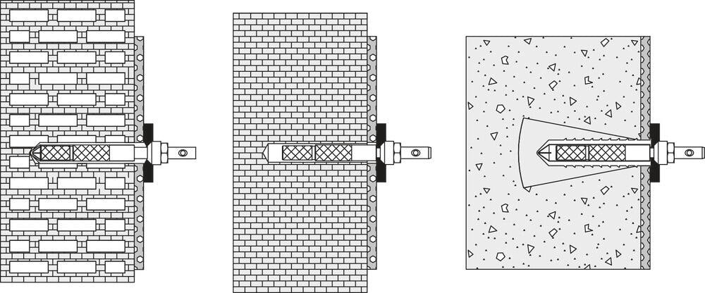 HEWI BM11.2.1 mounting material