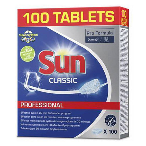 Sun Professional Dishwasher Tablets Classic (100 washes)