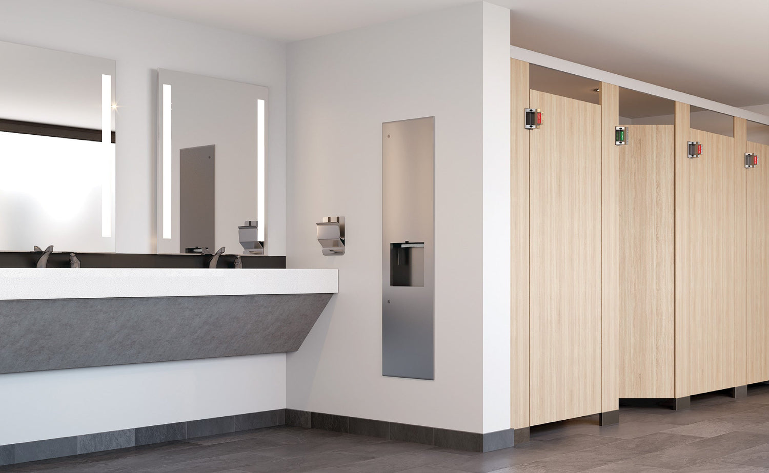 Bobrick combinatie dispensers
