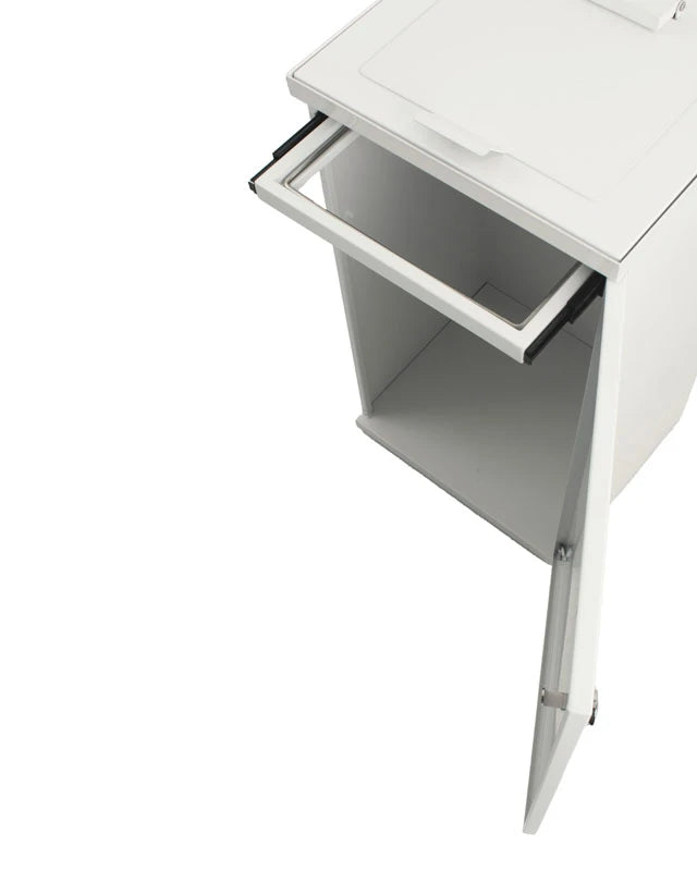 V-Part Modulaire Afvalbak met Deur en Zakhouder 90L