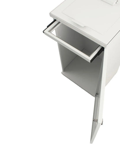 V-Part Modulaire Afvalbak met Deur en Zakhouder 90L
