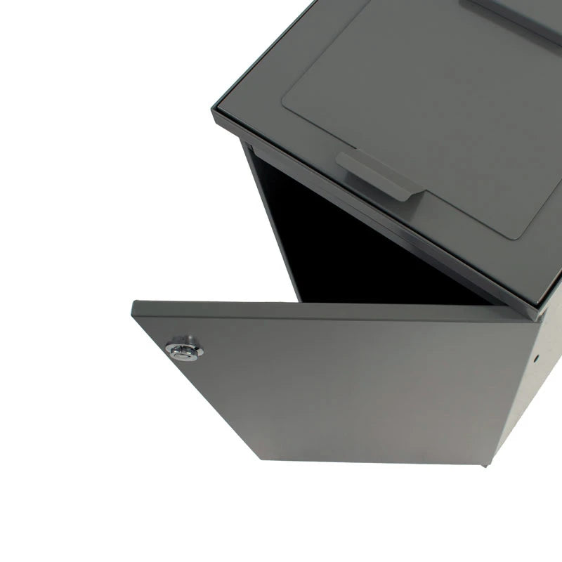 V-Part Modulaire Afvalbak met Deur en Zakhouder 90L