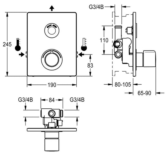 KWC F5ET2040