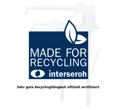 INGO-MAN DHP IMP T Plastic disposable pump, for 1,000 ml bottles, dosage volume 1.5 ml/stroke