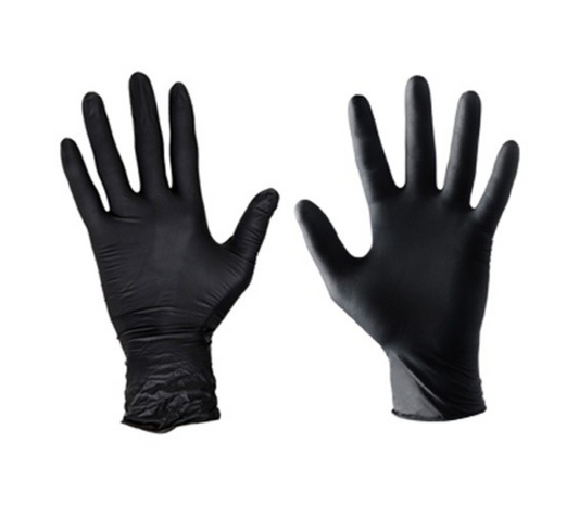 HYNEX 1 doosje a 100 stuks handschoen Nitril zwart maat M