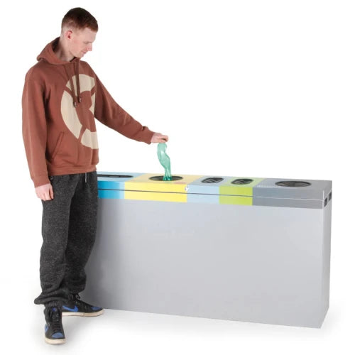 Five-Chamber Waste Separation Unit