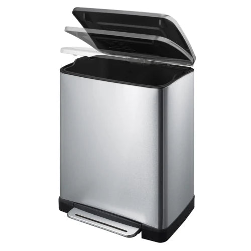 E-Cube pedaalemmer 50 liter, EKO - mat rvs