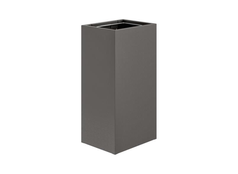 HEWI 900.05.00160 SC paper waste bin 25 litres deep matt dark grey pearl