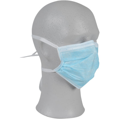 Abena chirurgisch masker type IIR met striklussen blauw 50 stuks