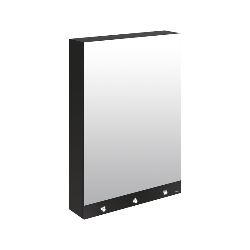 DELABIE 510203 4-in-1 Mirrored Cabinet 600 mm Tap, Soap Dispenser, Hand Dryer