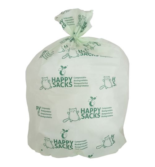 Happy Sacks BIO 43x44 T15 wit 400 stuks