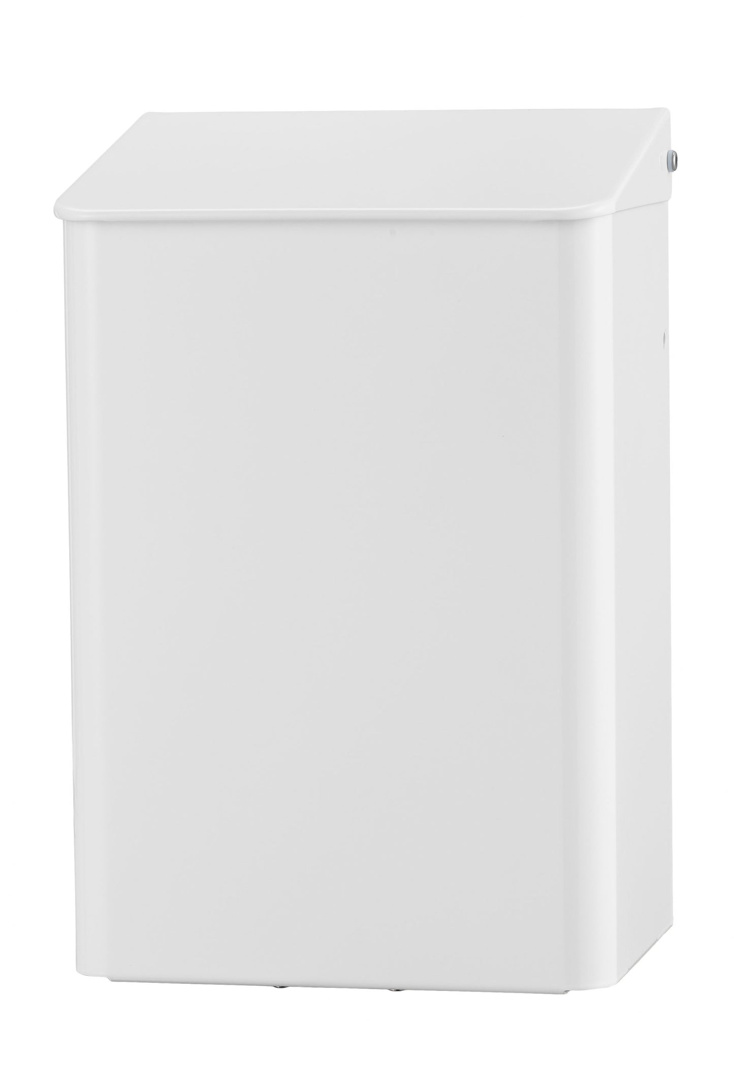 PL-line white RAL 9016 closed waste bin 6L