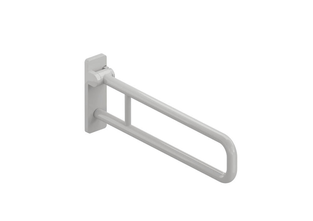 HEWI 801.50.226 99 hinged support rail with aluminium core colour: 99 (pure white)