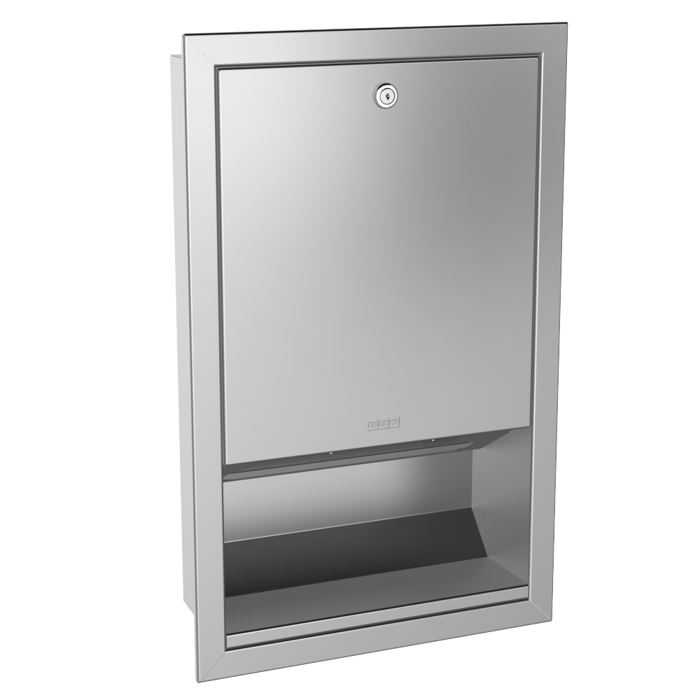 KWC RODX600E RODAN Paper dispenser for recessed mounting