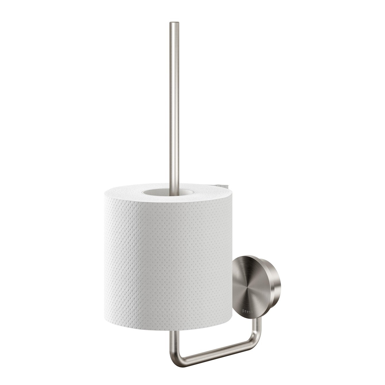 GEESA 917212-05 OPAL BRUSHED STAINLESS STEEL spare toilet roll holder