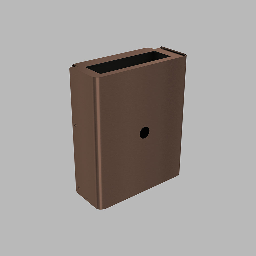 DLINE 147097P5310 waste bin 10L PVD bronze