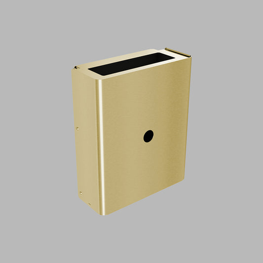 DLINE 147097P3310 afvalbak 10L PVD messing