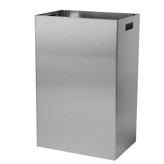 SANFER A50E open afvalbak 50 liter