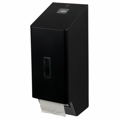 SANTRAL PLUS PRU 2 P MN toilet roll dispenser for 2 compact toilet rolls black