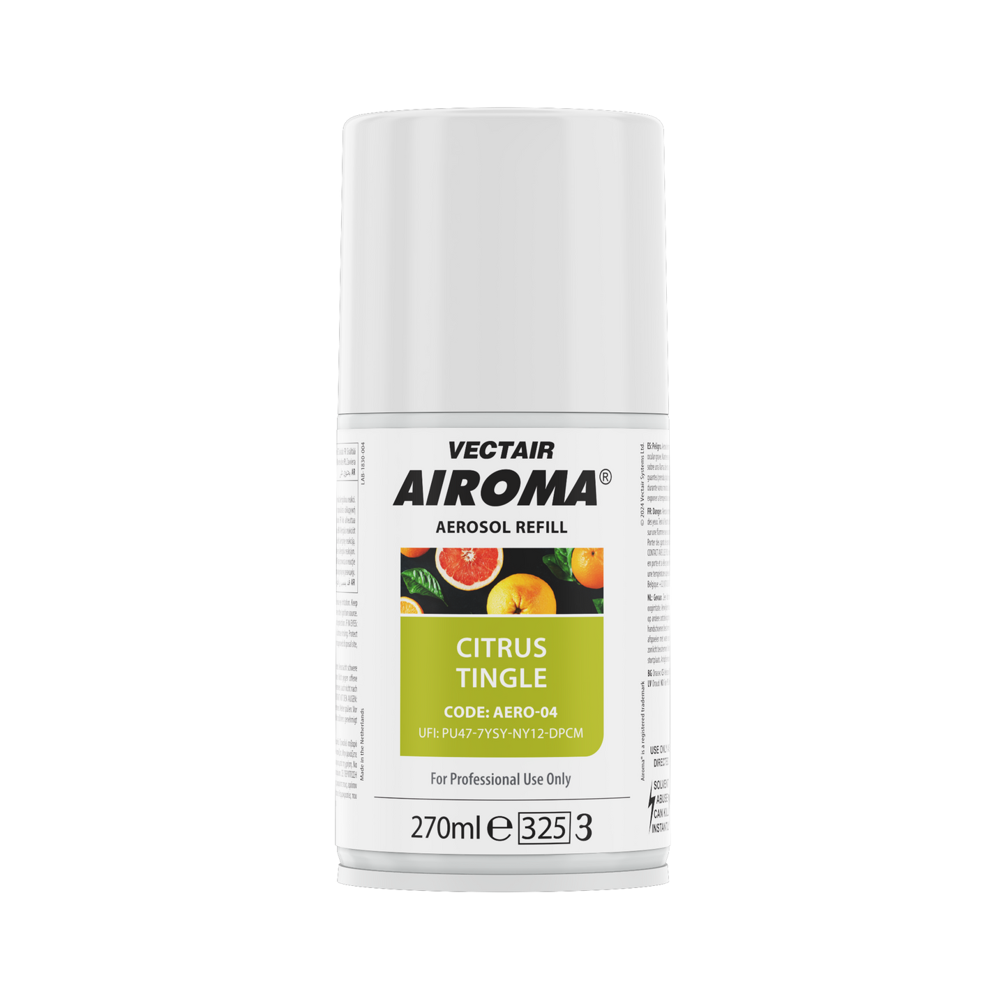 VECTAIR AIROMA CITRUS TINGLE 12x270ml