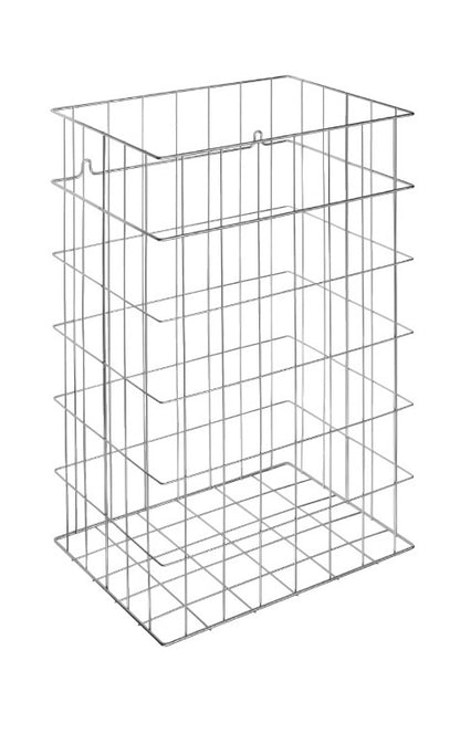 WAGNER-EWAR WP 150-2 litter bin plastic-coated steel wire (RAL7036) 400 x 600 x 300 mm approx. 72L