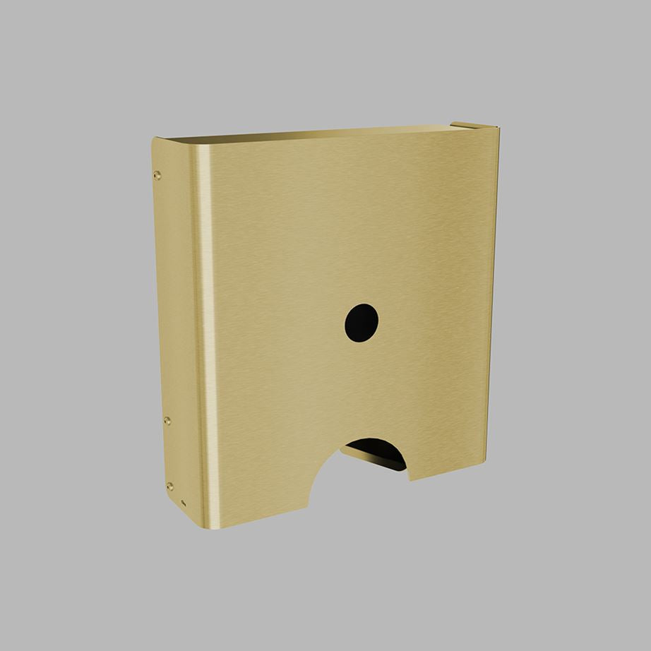d line 147080P3004 open paper towel dispenser PVD brass