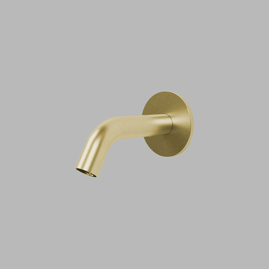 d line QST3370MP3 recessed sensor soap dispenser brass PVD
