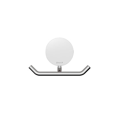 GEESA 917215-02 OPAL CHROME towel hook double