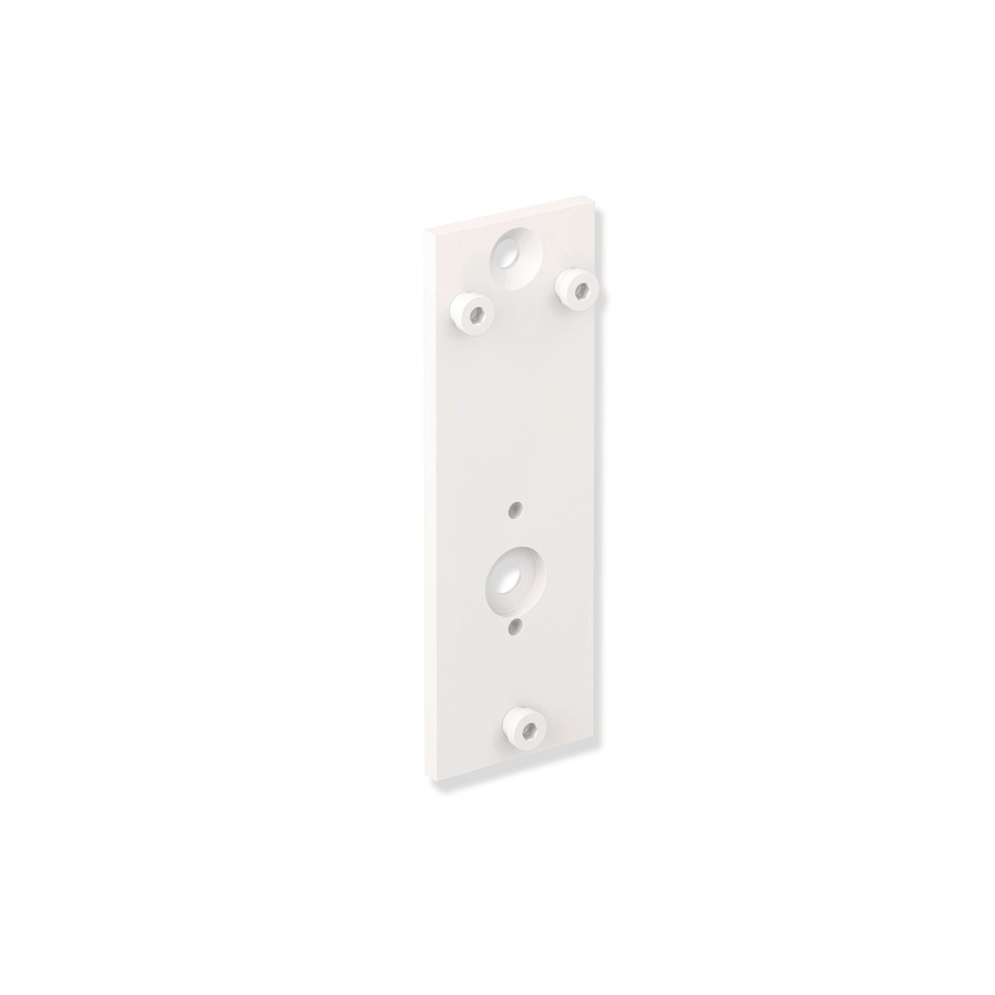 HEWI 900.50.00160 DX mounting plate color: DX (deep matt white)