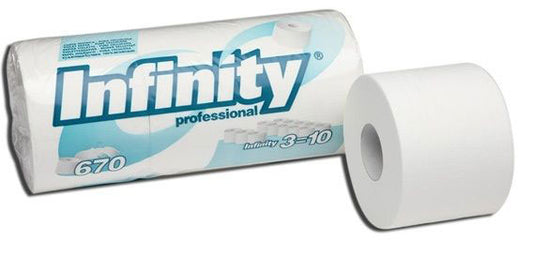 OUTLET INFINITY cellulose toiletpapier 27x670 vel 2-laags