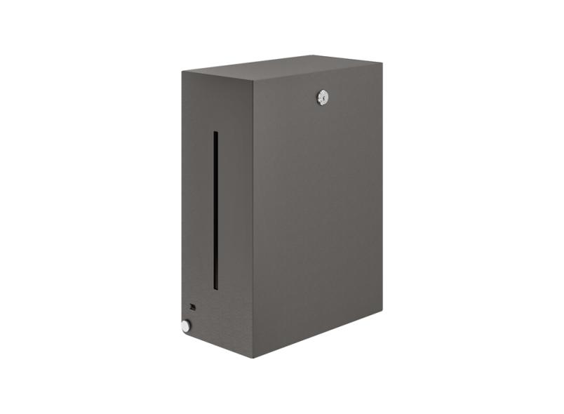 HEWI 900.06.00960 SC paper towel dispenser deep matt dark grey pearl