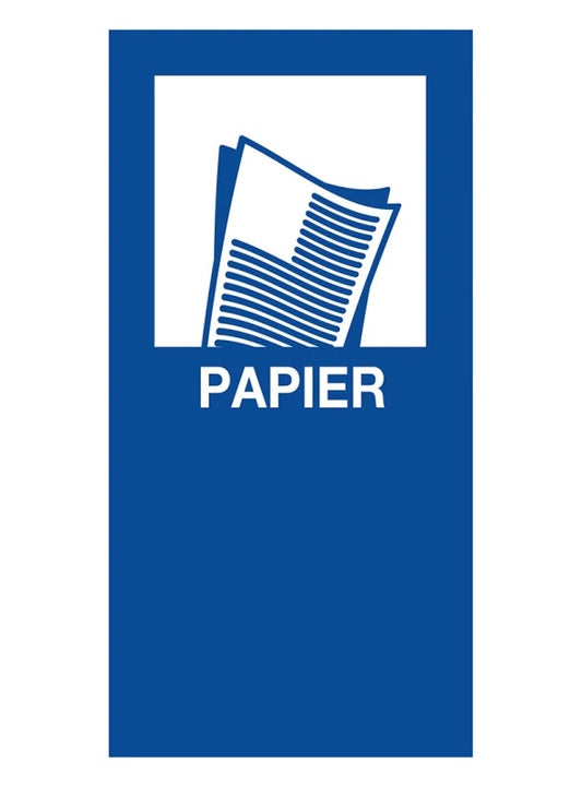 Magneetsticker Papier - blauw