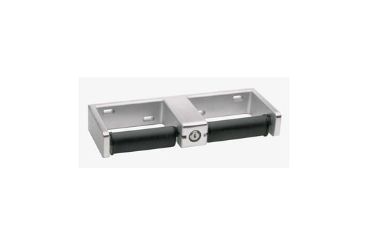 BOBRICK B-2746 dubbele toiletrolhouder, rolt 3/4 rond