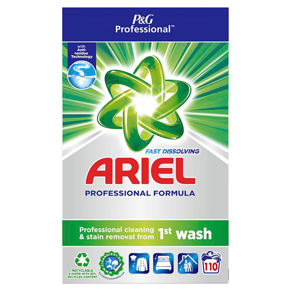 Ariel witte waspoeder Professional Regular 6,6 kg (130 wasbeurten),