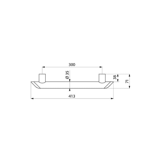Delabie 511903BK - 300 mm