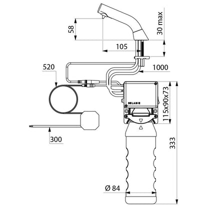 DELABIE 512021BK