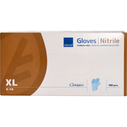 ABENA handschoen Nitril blauw maat XL 1 doosje a 100 stuks