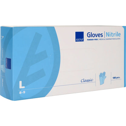 ABENA Classic handschoen nitril blauw L 100 stuks