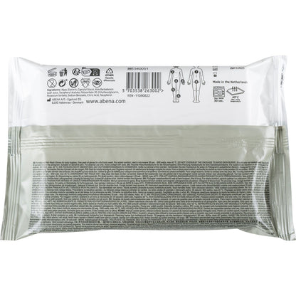 Abena Premium Wet wash gloves verzorgend wassen ongeparf 30x8 stuks per doos