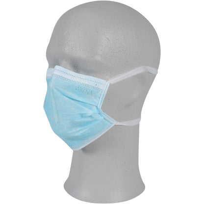 Abena chirurgisch masker type IIR met striklussen blauw 50 stuks