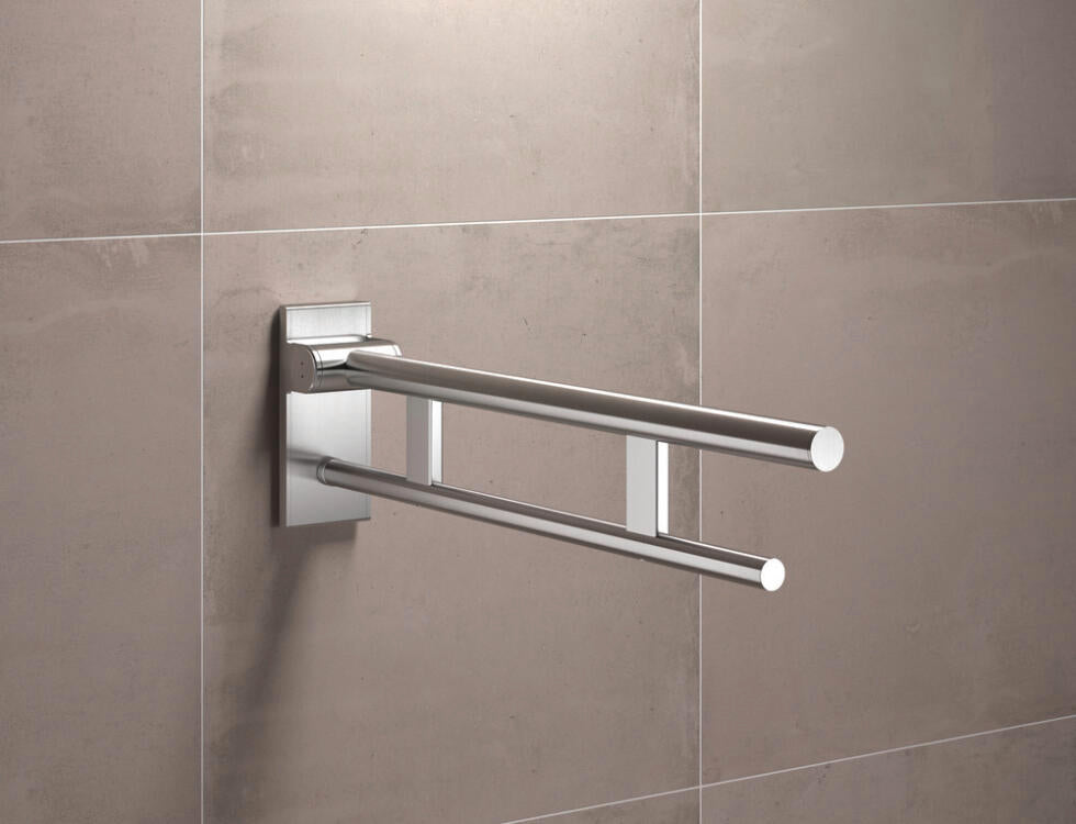 HEWI 900.50.105XA RVS opklapbare steun Duo 900 mm