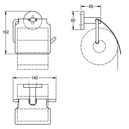 KWC toilet roll holder