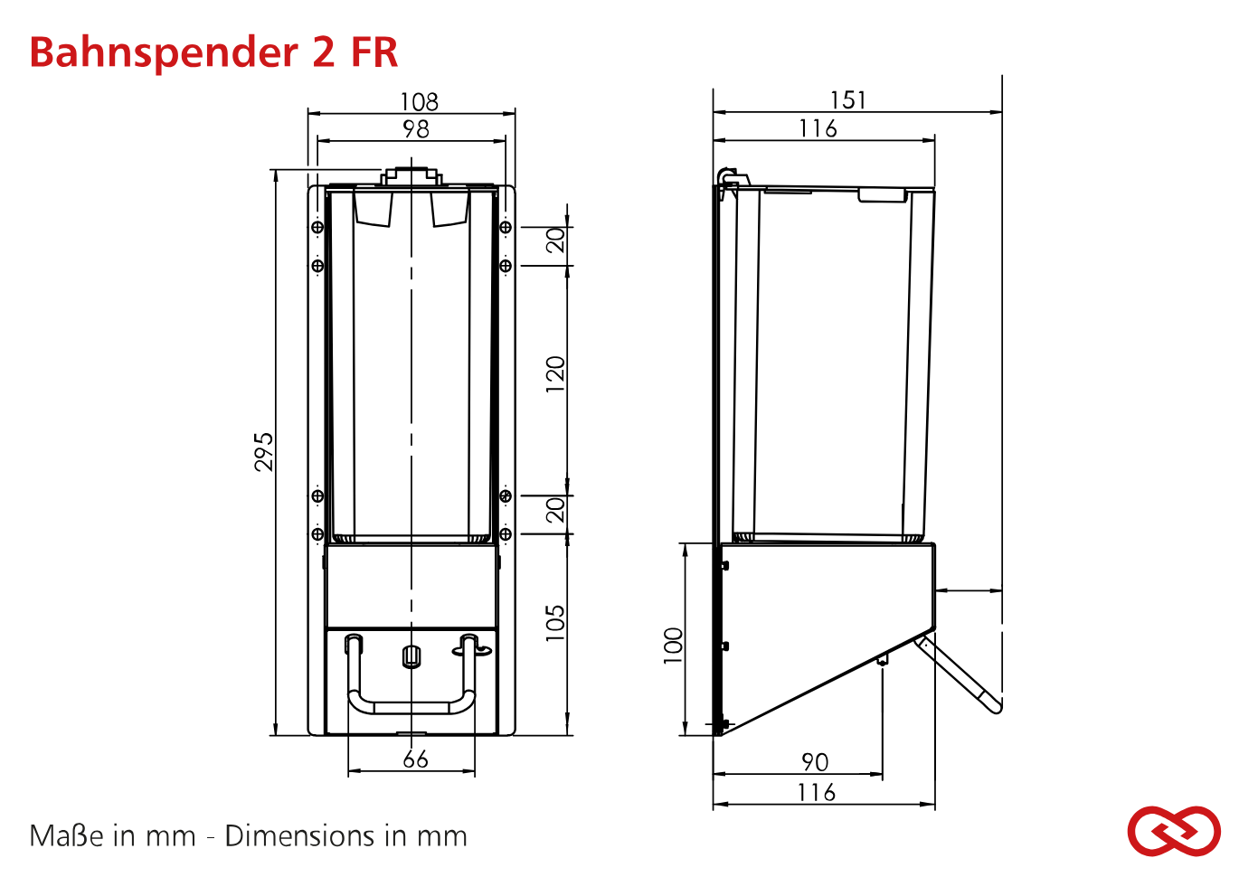 SANTRAL CLASSIC train dispenser 2 FR Vandal-resistant dispenser systems with soap, foam and spray